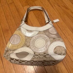 Coach Multicolor Patchwork Shoulder Bag